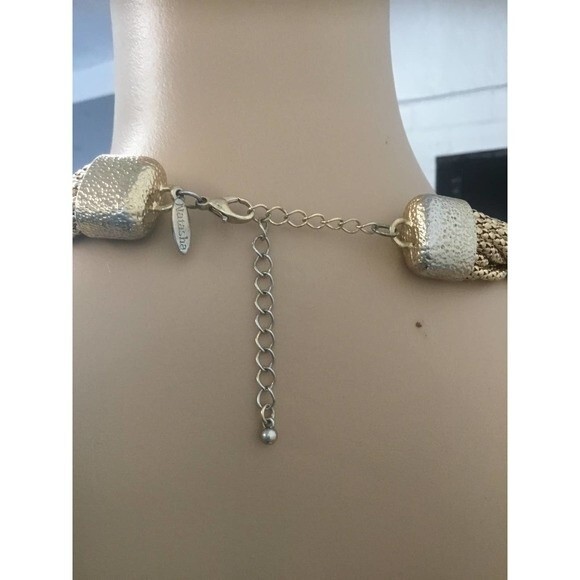 Natasha Multi Chain Gold Necklace - Picture 2 of 2